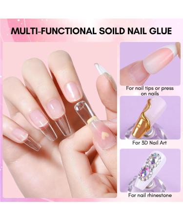 Makartt Solid Nail Glue Gel 15ml - Strong Bond for Press-On & Acrylic Nails | Non-Stick DIY Nail Art Gel - Buy Online on GoSupps.com