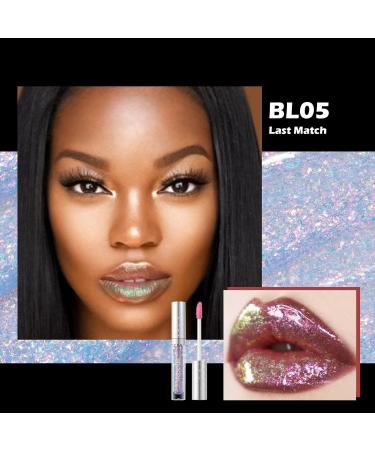 FOCALLURE Glitter Liquid Lipstick - Hydrating Long-Lasting Sparkly Lip Gloss for Women | Moisturizing Lip Makeup in Last Match BL05 - Buy Online on GoSupps.com