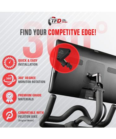 Peloton Bike Pivot Mount - 360 Movement Monitor Adjuster | Made in USA | Easy Screen Rotation | Peloton Accessories - Buy Online on GoSupps.com