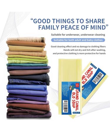 Clothing Cleaning Soap Bar Safe and Gentle Stain Laundry Bar | Safe and Gentle Skin Care Handwash Soap 200g+ Brush - Buy Online on GoSupps.com