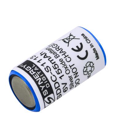 Synergy Digital Dog Collar Battery Compatible with Dog Guard DG-9XT Dog Collar (Silver Oxide 6V 155mAh) Ultra High Capacity Replacement for Dog Guard ST1214 Battery