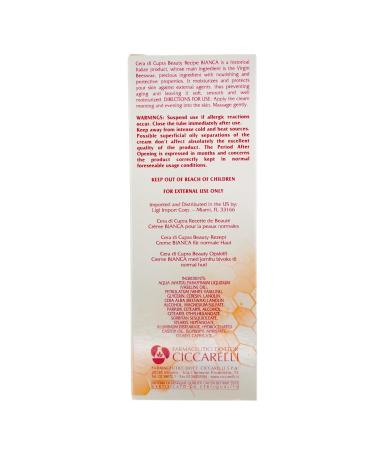 Bianca Face Cream Moisturizer for Normal & Oily Skin - Nourishing Formula with Virgin Beeswax (2.5 Fl Oz) - Best Hydrating Cream for All Skin Types - Buy Online on GoSupps.com