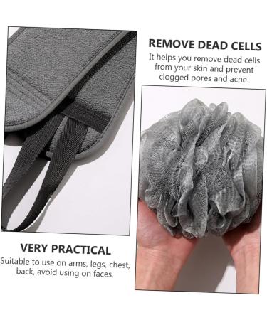 POPETPOP 1 Set Men's Bath Set Bath Wash Scrubber Exfoliating Sponge Pad Bath Shower Sponge Exfoliating Mitt Mesh Shower Ball Spa Accessories Shower Cleaning Towel Body Rayon Bath Towel Man 60x9.5cm - Buy Online on GoSupps.com