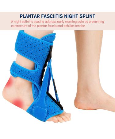 Tbusingoto Plantar Fasciitis Night Rail - Adjustable Brace for Plantar Fasciitis Relief & Achilles Tendon Inflammation - Buy Online on GoSupps.com