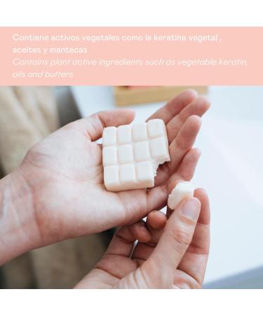 Valquer Laboratorios Solid Hair Mask with Vegetable Oil | 93% Natural Ingredients | Nourish & Moisturize Hair - 50g - Buy Online on GoSupps.com