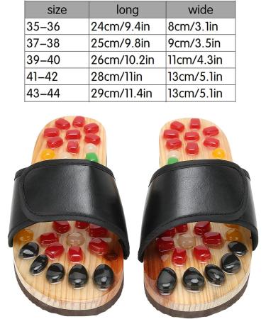 Acupressure Foot Massage Slippers - Reflexology Shoes for Pain Relief & Improved Blood Circulation | Travel Size 41-42 - Buy Online on GoSupps.com