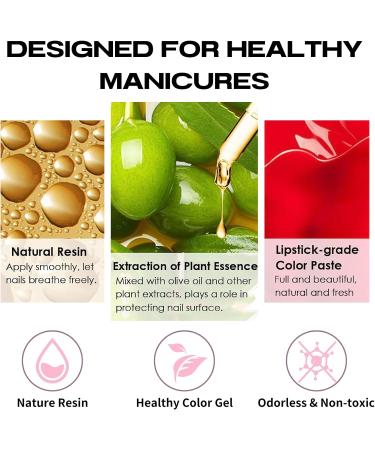 TBeautfave Nude Nail Polish Set Nail Varnish Sets Quick Dry & Long Lasting Black White Nail Polish Water Based Natural Nail Polish Sets for DIY Nail Art No Need Cure 5PCS-SWEETCOOL - Buy Online on GoSupps.com