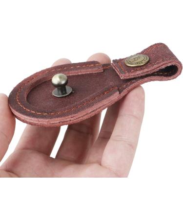 Tourbon Hunting Shooting Brown Real Leather Toe Protector Pad - Premium Barrel Rest for Precision & Comfort - Buy Online on GoSupps.com