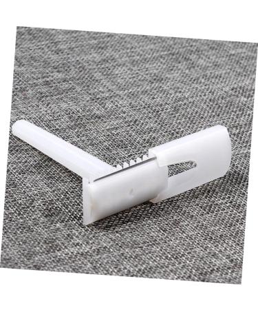 Magiclulu 50-Pack Disposable Skin Knives & Hair Razors - Reusable Straws with Case for Men & Pedicure - Double-Cut Hair Removal Razor (ABS White) - Buy Online on GoSupps.com