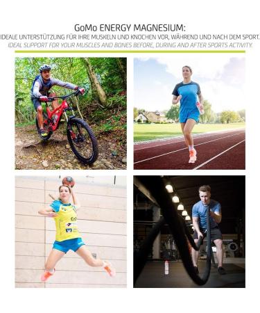  GoMo Magnesium + Vitamins - 3000mg of Magnesium Citrate 400mg of Elemental Magnesium + 8 Highly Dosed Vitamins. 1 serving per day directly and quickly. Tested in laboratory... - Buy Online on GoSupps.com