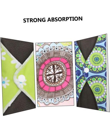 HEALLILY 9 Pieces Reusable Washable Menstrual Pads with Storage Bag - Eco-Friendly Sanitary Solution for International Shipping - Buy Online on GoSupps.com