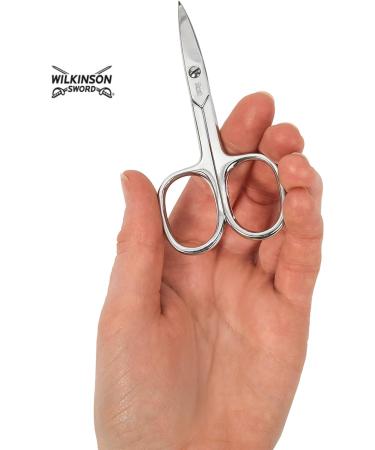 Wilkinson Sword Nail Scissors - Curved Blades for Precise Trimming - Buy Online on GoSupps.com
