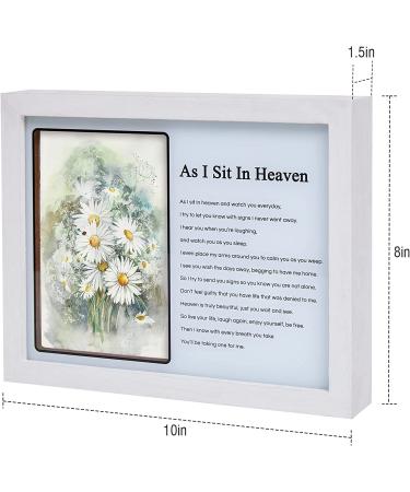 WOODEXPE Sympathy Gift: LED Memorial Shadow Box for Loss of Loved One - 8x10 Picture Frame - Buy Online on GoSupps.com
