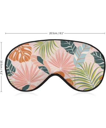 LynaRei Tropical Boho Palm Leaf Sleeping Mask - Adjustable Blindfold for Blocking Light - Buy Online on GoSupps.com