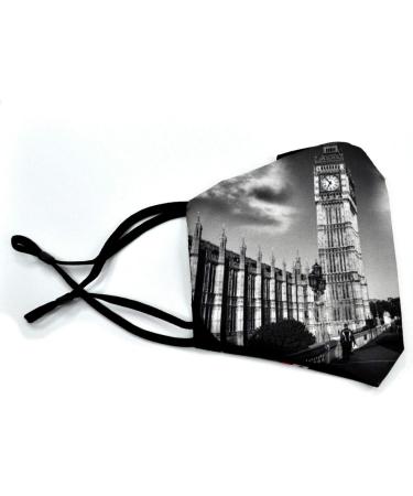 Euly Washable Reusable Fabric Mask - 2-Layer Mouth-Nose Protection for Men & Women | Gray Cotton Anti-Dust & Saliva Resistant Face Mask - Buy Online on GoSupps.com