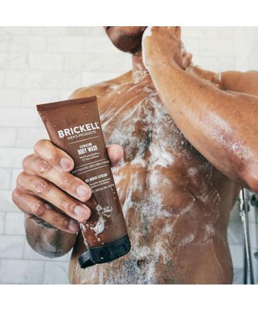 Brickell Men's Exfoliating Body Wash, Natural and Organic Body Scrub and Gel Wash to Cleanse and Reveal Fresh, Clear Skin, 8 Ounce, Scented (Fresh Mint, 8 oz) Fresh Mint 8 Fl Oz (Pack of 1) - Buy Online on GoSupps.com