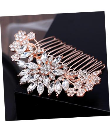 DOITOOL 1pc Bridal Hair Combs Rhinestone Comb Rhinestone Haircombs for Women Wedding Hair Bridal Side Combs Bridal Headpiece Comb Rhinestone Headpiece Accessories Bride Alloy - Buy Online on GoSupps.com