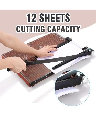 Heavy Duty Guillotine Paper Cutter  A3 Large Paper Trimmer Blade Gridded Photo Guillotine Craft Machine  18 inch Cut Length  18.9" x 15.0" (Use for A2-A7) A3 Red - Buy Online on GoSupps.com