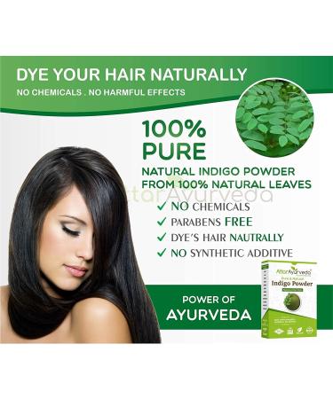 Attar Ayurveda Indigo Powder For Black Hair 200gm - Buy Online on GoSupps.com