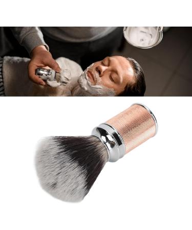 Men's Shaving Brushes - Nylon Hair Salon Brush Aluminum Alloy Handle Synthetic Foam Tool - Perfect Father's Day & Gift for Friends - Rose Gold - Buy Online on GoSupps.com