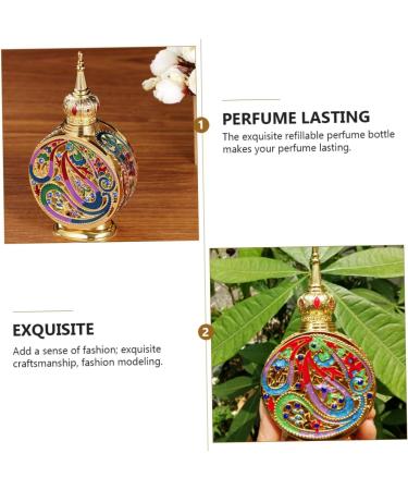 minkissy 1pc Fragrance Bottling Storage Bottle Antique Perfume Bottle Chic Perfume Bottle Bulk Essential Oils Essential Oil Holder Empty Bottle Travel Alloy Glass Bottle Cosmetic - Buy Online on GoSupps.com