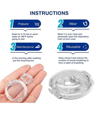 Silicone Anti Snoring Nose Clip - Snore Stopper Solution for Men and Women (6 PCS) - Buy Online on GoSupps.com
