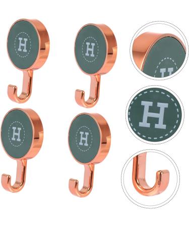 Alipis 8 Pcs Hook up Wall Mount Clothes Rack Punch- Hooks Robe Adhesive Wall Hook Call Hook Rack 6X4X1CMx2pcs Greenx2pcs - Buy Online on GoSupps.com