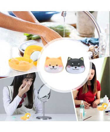 DOITOOL Contact Lens Case - Creative Portable Mini Container (2pcs) for Travel & Everyday Use - Buy Online on GoSupps.com