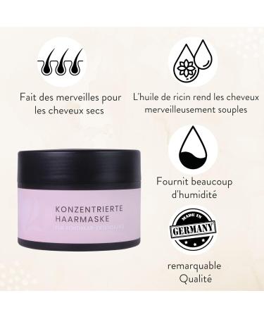 hair2heart Hair Mask for Natural Hair Extensions - Intensive Care for Healthy and Shiny Hair Extensions - 250ml - Buy Online on GoSupps.com