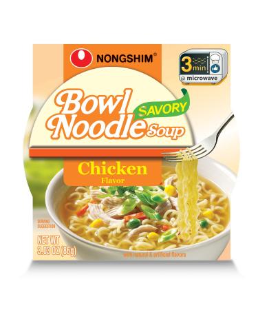 Nongshim Chicken Noodle Soup, 3.03 Ounce (Pack of 12) Chicken 3.03 Ounce (Pack of 12)