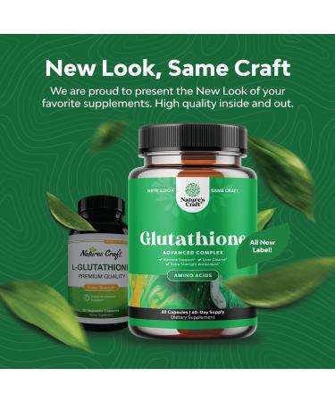 Pure Glutathione Amino Acid Supplement for Liver Support - With Glutamic Acid and Milk Thistle Seed Extract - Immune Boosting L Glutathione Pills - Buy Online on GoSupps.com