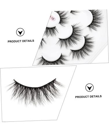 minkissy 7 Boxes 6d False Eyelashes Fake Eyelashes Dense Eyelashes False Eyelash Makeup Accessory Beauty Eyelashes Girls Accessories Dense Makeup Eyelashes Beauty Accessories Chemical Fiber - Buy Online on GoSupps.com
