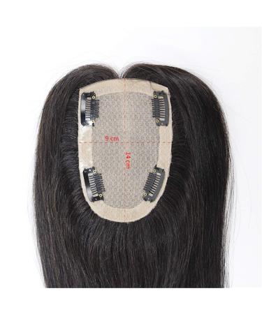 Yanamy 3.5x5.5 Silk Base Hairpiece for Thinning Hair - 12 Natural Black - Premium Quality Hair Replacement Solutions - Buy Online on GoSupps.com