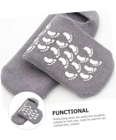 FRCOLOR 1 Pair Gel Socks for Dry Cracked Feet Moisturizing Socks for Cracked Heel Repair Silicone Moisturizing Socks Moisturizing Heel Socks Foot Women's Lotion Polyester - Buy Online on GoSupps.com