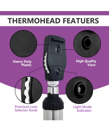 Fiber Optic ENT Otoscope Kit for Ear Examination - Ideal for Nurses, Adults, Children, Babies, Elderly, Pets, and Veterinary Use - Buy Online on GoSupps.com