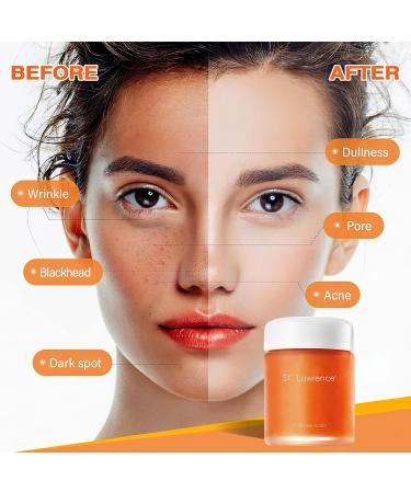 Face Scrub with Jam & Vitamin C Face Exfoliator Exfoliating Face Wash Scrub Face Scrub for Women & Men Gentle Facial Scrub Cleanser for Peeling Shrink pores Blackheads Acne Dull Dry Skin 100g - Buy Online on GoSupps.com