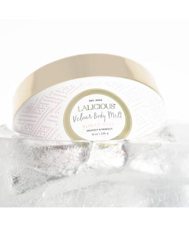 LaLicious Sugar Kiss Velour Body Melt - 8oz Multitasking Skin Moisturizer with Macadamia and Coconut Oil - Shave Gel & Mask for Hair, Scalp, Hands, Feet - Prevents Stretch Marks - Buy Online on GoSupps.com