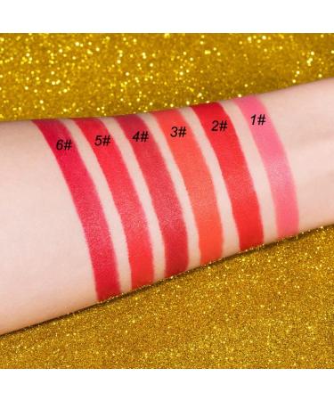 Shimmery Metallic Glitter Lipstick - Gold Bar Design | Long Lasting & Waterproof Lip Makeup 3.5g - Buy Online on GoSupps.com