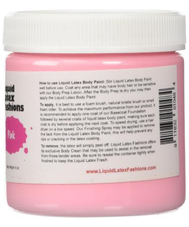 4 oz Pink Liquid Latex Body Paint - Ammonia-Free, Odorless, Easy On/Off, Ideal for Cosplay and Professional Monster/Zombie Arts - Buy Online on GoSupps.com