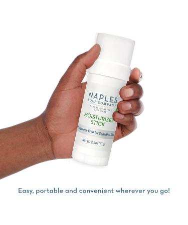 Naples Soap Company Fragrance-Free Hydrating Body Moisturizer Stick | Safe for Eczema & Psoriasis | Noncomedogenic | 2.5oz | All Skin Types - Buy Online on GoSupps.com