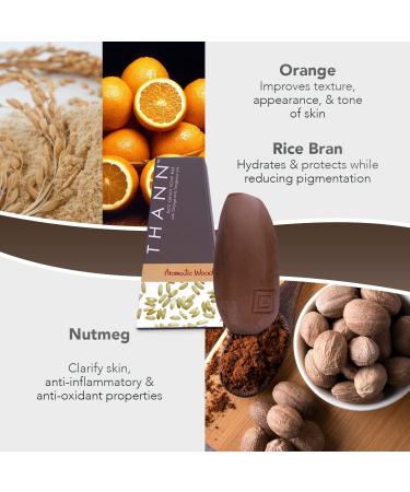 THANN Aromatic Wood Rice Grain Soap Bar 100g - Luxurious and Nourishing Formula - Buy Online on GoSupps.com