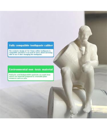Space Saving Toothpaste Tube Squeezer Man Toothpaste Dispenser For 12/14mm Diameter Tubes Toothpaste Squeezer Toothpaste Extruder Bathroom Gadget Universal Toothpaste Presser Toothpaste Dispenser - Buy Online on GoSupps.com