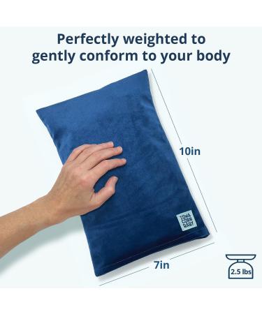 Iowa Corn Baby Heating Pad - Microwavable & Reusable - Weighted Heat for Back Pain & Cramps - Oasis Blue - Buy Online on GoSupps.com