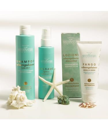  Maternatura Maternatura Kelp Seaweed Sebum Regulating Shampoo normalizes sebaceous gland activity gently cleanses skin ideal for oily hair and a cute beauty routine organic - 250 ml - Buy Online on GoSupps.com