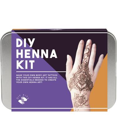 Gift Republic DIY Henna Personalised Kit Gift Tin Multicolour - Buy Online on GoSupps.com