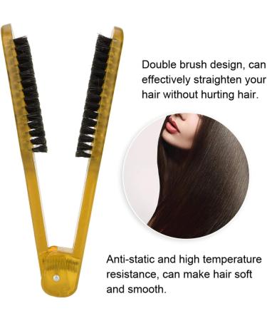 Plywood Comb Hair Straightener - V-Shape Styling Tool for Home & Barber Shops | International Shipping Available - Buy Online on GoSupps.com