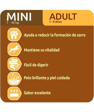 Latest Mini Adult Dog Food with Chicken and Rice - 1.5 KG - Buy Online on GoSupps.com