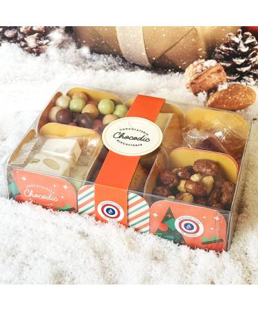 chocodic Christmas Chocolate Gift Box - Gift Set of 6 Bamboo Timbales 355g - Assorted Chocolate Gift Box