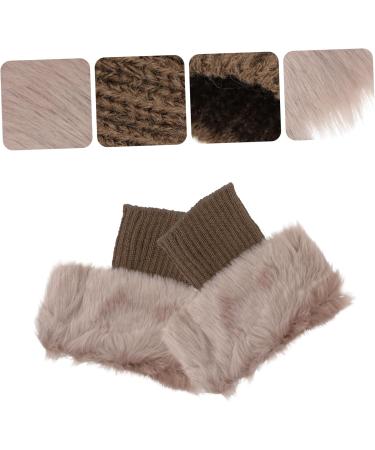 Buy Besportble Women's Faux Fur Boot Cuff Covers - Stylish Ankle Warmers for Ultimate Comfort - Buy Online on GoSupps.com