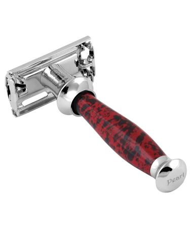 Pearl Shaving Butterfly Safety Razor for Men - Eco-Friendly Twist-to-Open Shaving Kit | Perfect Valentine's Day Gift - Buy Online on GoSupps.com